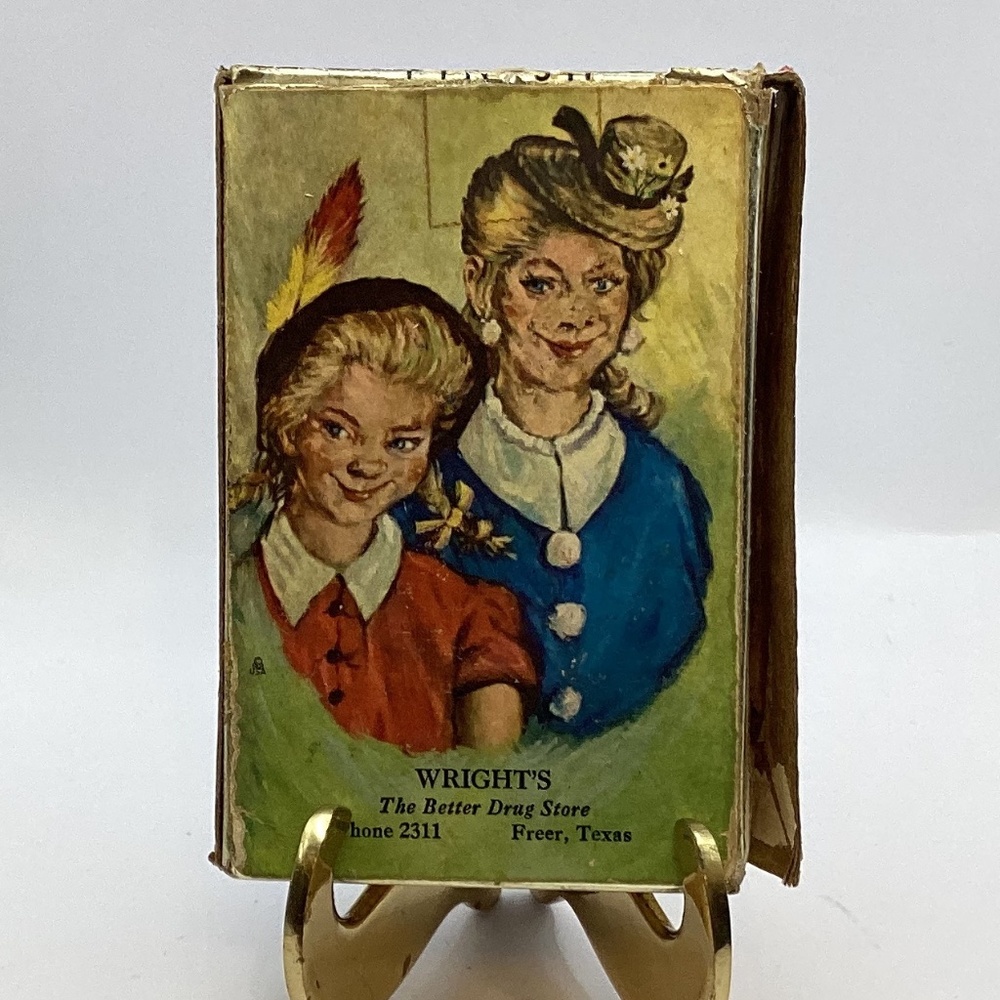 Vintage Pack of Playing Cards by Remembrance Used for Advertising